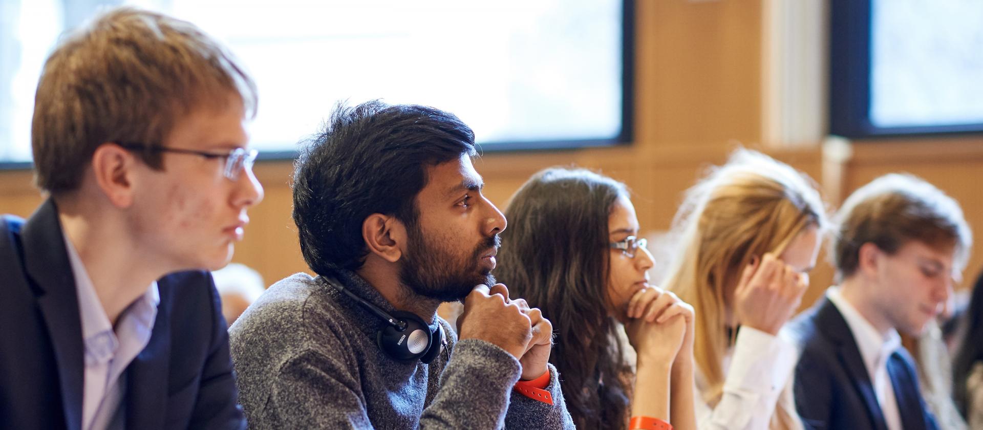 Students at conference