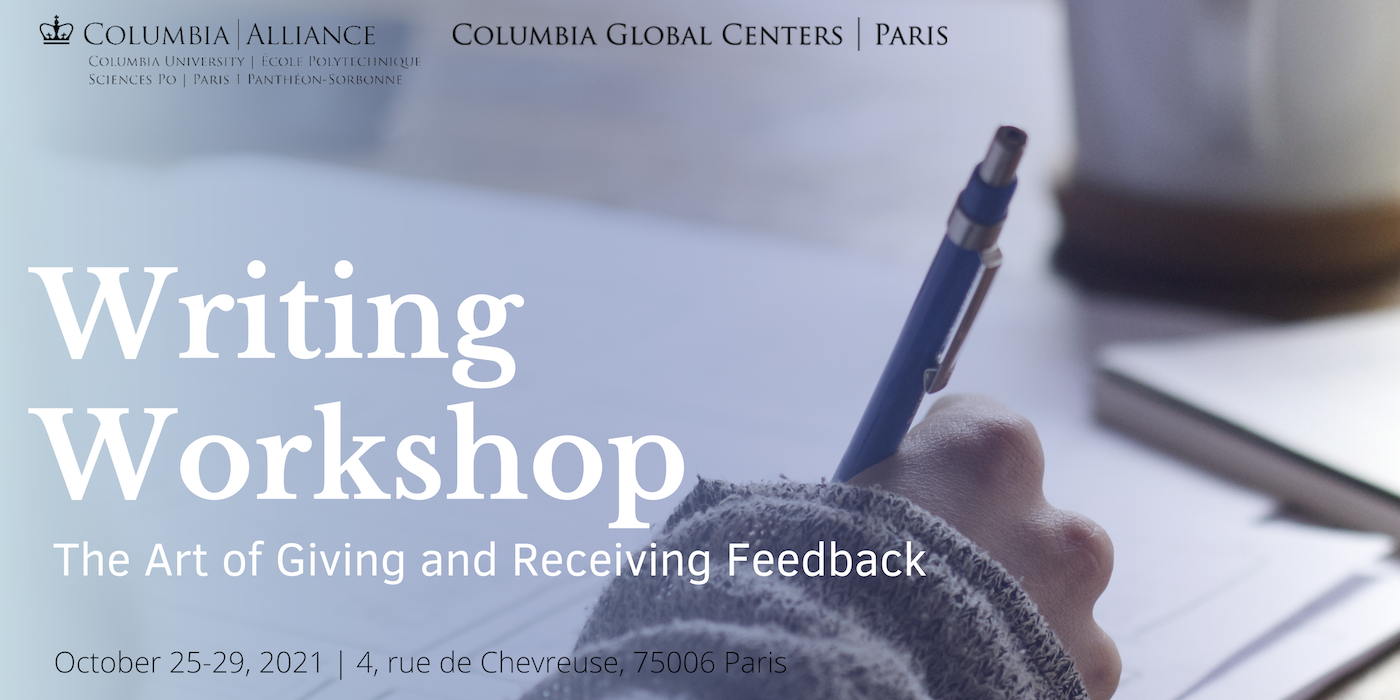 Alliance & Columbia Global Centers | Paris Writing Workshop